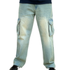 Vintage Blue Denim Cargo - Relaxed Fit