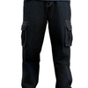 Midnight Black Denim Cargo - Relaxed Fit