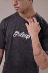 GOLEAP Original Embroidered T-Shirt (Charcoal Floral)